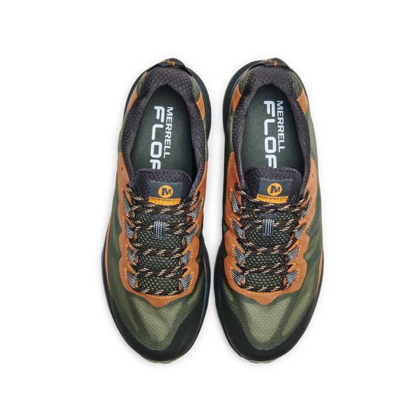 Basket Merrell Moab Speed GORE-TEX Vert Olive/Orange Homme | L.L.NVBI